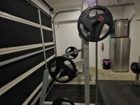 Smith machine/leg squat