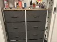Single bed (2), Shelf, Desk (2), Drawers (2), Small dining table, Chai...