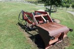 Massey fergusen 135 plus back blade, tray, FEL and mower.