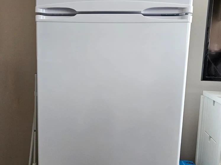 Fridge, Rack, Study table, 2 TV 43"