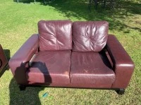 Leather couch