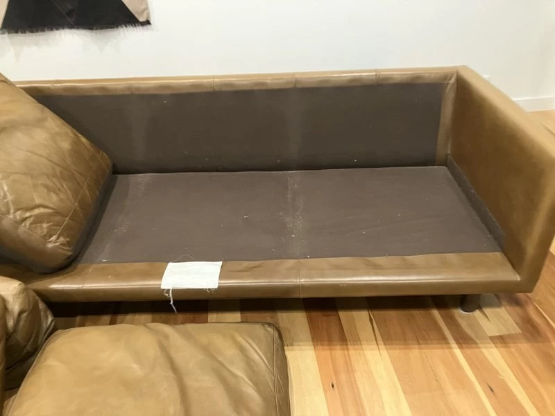 NOOD Leather couch - Wellington pick up