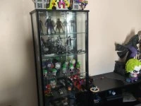 King bed, double bed, fridge, dryer, washing machine, l-shaped couch, ...