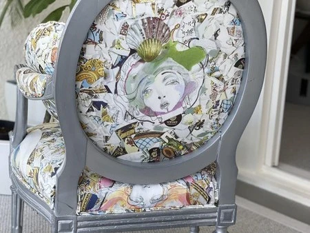 Stylish wing chair