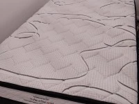 Queen bed mattress and base
