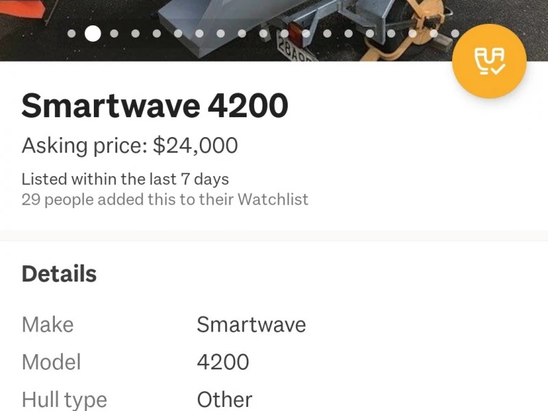 Smartwave 4.2m 2019 boat