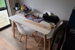 Double bed, Lazboy couches 2.5 seater and 2 seater, Dryer, Side tables...
