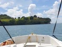 Motor boat Bow Rider on trailer