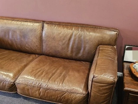 Leather couch