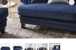 Early Settler Lisette 3.5 Seater Velvet Sofa Celeste Indigo