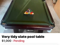 Pool table 7ft