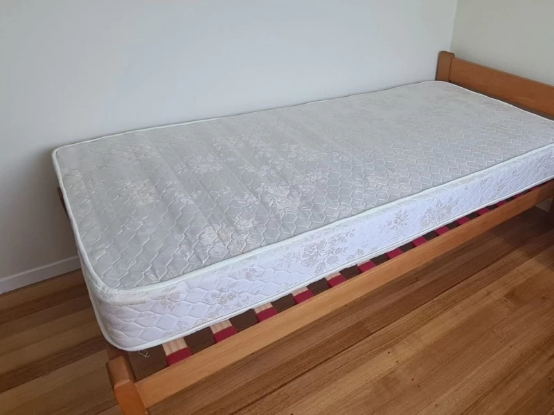 King single bed and mattress