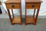 Recycled rimu bedside tables