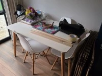 Double bed, Lazboy couches 2.5 seater and 2 seater, Dryer, Side tables...