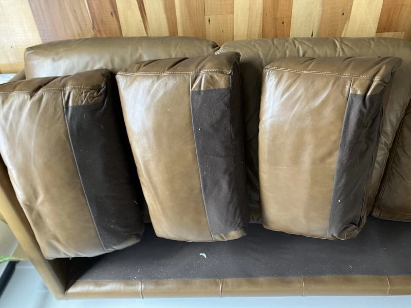 NOOD Leather couch - Wellington pick up