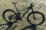 Lightweight carbon XC full suspension bike