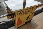 Pac-Man arcade table, glass top