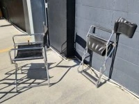 Mid Century directors chairs & stool