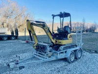 1.7 ton mini excavator & trailer