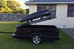 Custom Fibreglass Trailer - Unique & Hardly Used