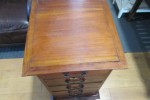 Teak 5 Drawer Tallboy