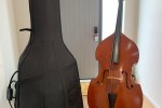 Three Quarter size Double bass in excellent condition as good as new