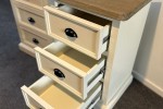 2x Avalon 3 Drawer Bedside Table