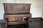 Old upright piano
