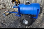 Small weed sprayer on trailer