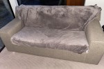 5 seat corner piece Lounge suite, 2 seat sofa, Coffee table, 8 seat di...