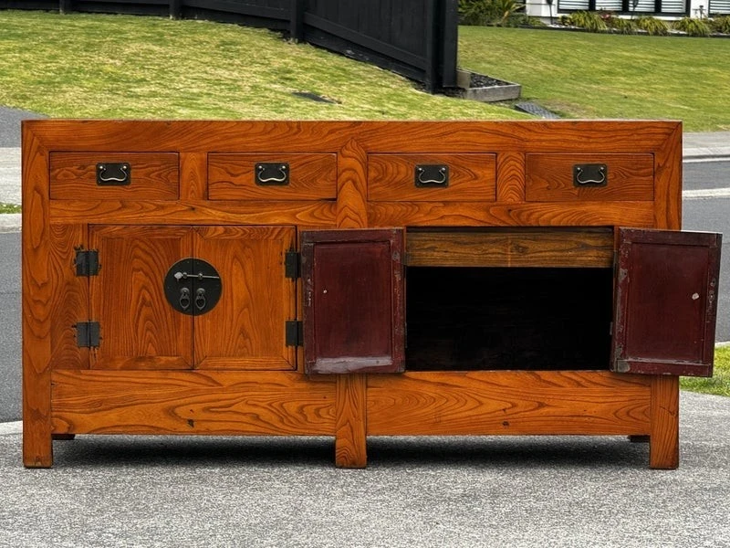 $1 reserve! absolutely stunning indonesian solid rosewood sideboard!