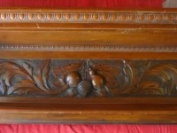 Kauri Fire Mantle Carved