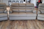 1 x 3 seater sofa, 1 x recliner chair, 1 x recliner chair