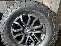 Near new 2024 Ford Raptor or Everest wheels and tyres