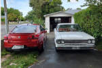 2x Toyota Hilux utes 1975 and 1x 1965 Rambler Classic.