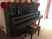 Kawai Upright Piano Black