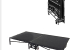 X1 Portable Stage - very heavy, x1 Skirting curtain for stage - in a s...
