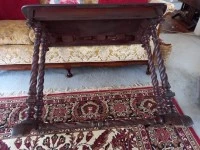 Antique Barley Twist Side Table