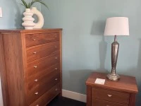 King Sized bed frame able to be broken down into bed head, rails and b...