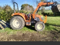 Tractor and mower