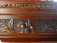 Kauri Fire Mantle Carved
