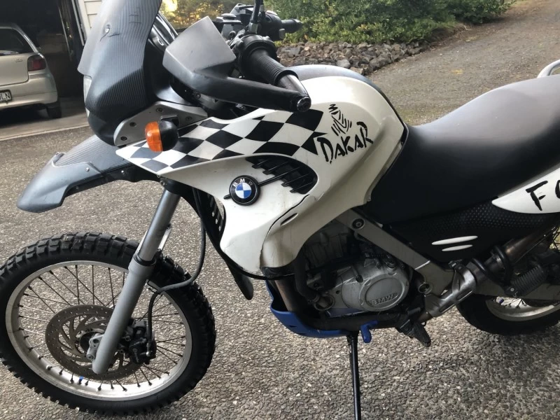 Motorcycle bmw f650 gs