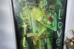 Art framed in glass