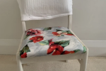 Queen bed, Small desk, Desk chair