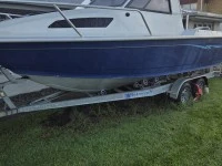 Motor boat 6.45 alloy hardtop