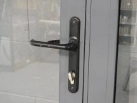 Denim Blue Aluminium French Doors With Tinted Safety Glass H2000xW1800...