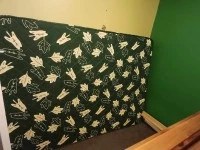 A king bed, a queen bed, a ks bed, 3 leather couches, 2 book shelf, a ...
