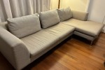 3 seater couch, Chaise