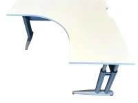 Height adjustable Corner Desk by Vidak and Haworth