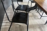 Table and 6 chairs four man lift. Table: 2m x 1m